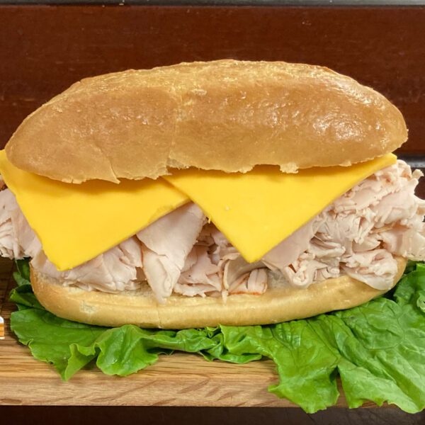 Oven Roasted Turkey & American Cheese Hoagie