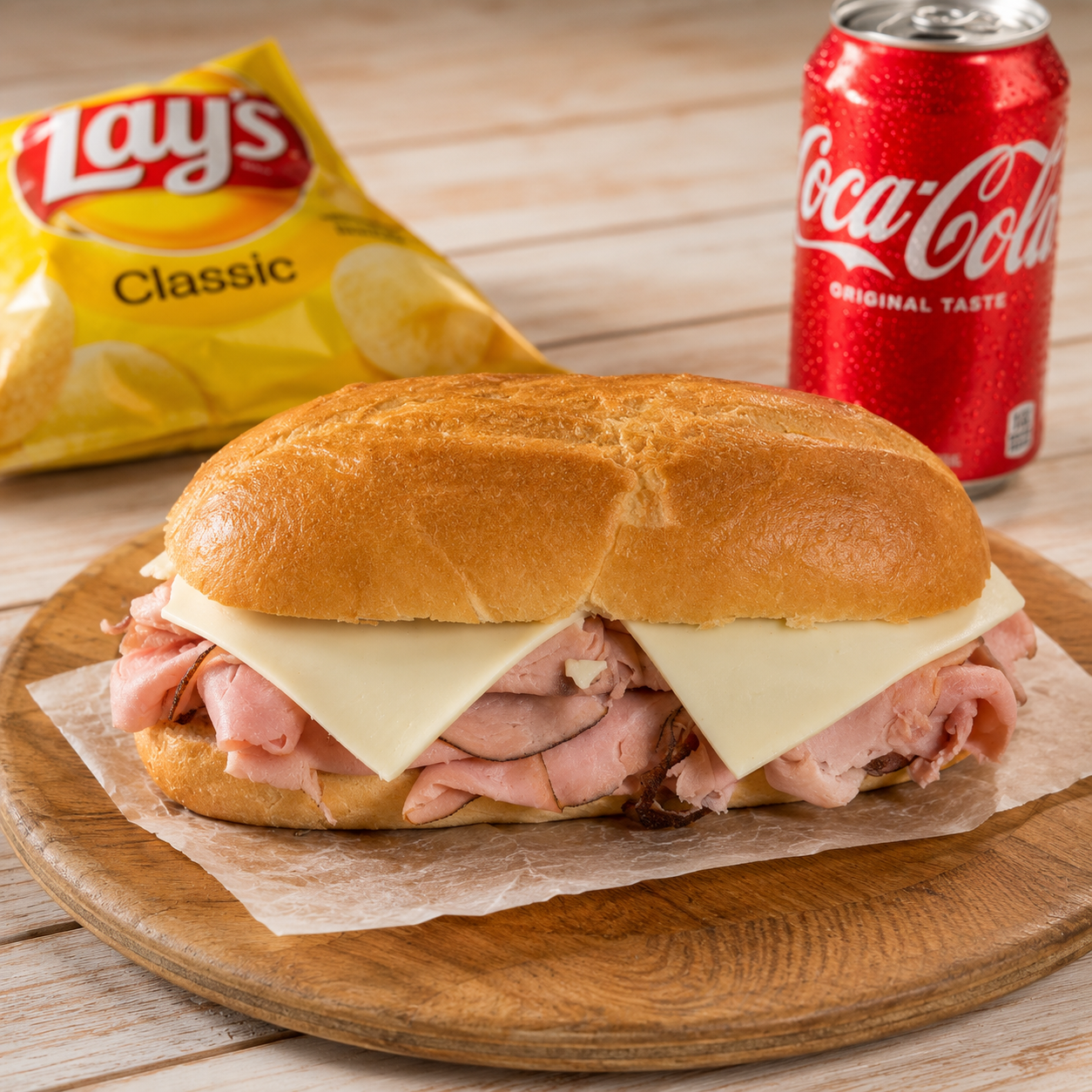 Black Forest Ham & Swiss Cheese Hoagie