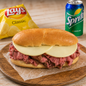 Slow Roasted Beef & Provolone Cheese Hoagie
